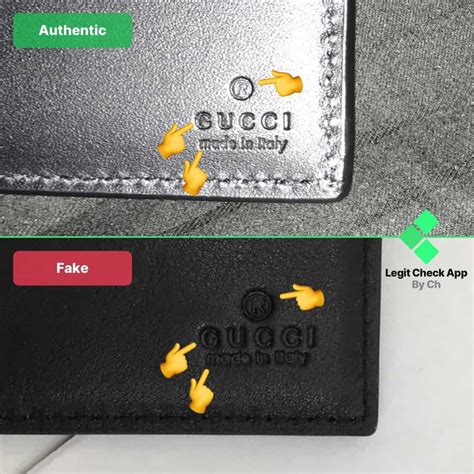 fake not gucci wallet|how to tell authentic gucci.